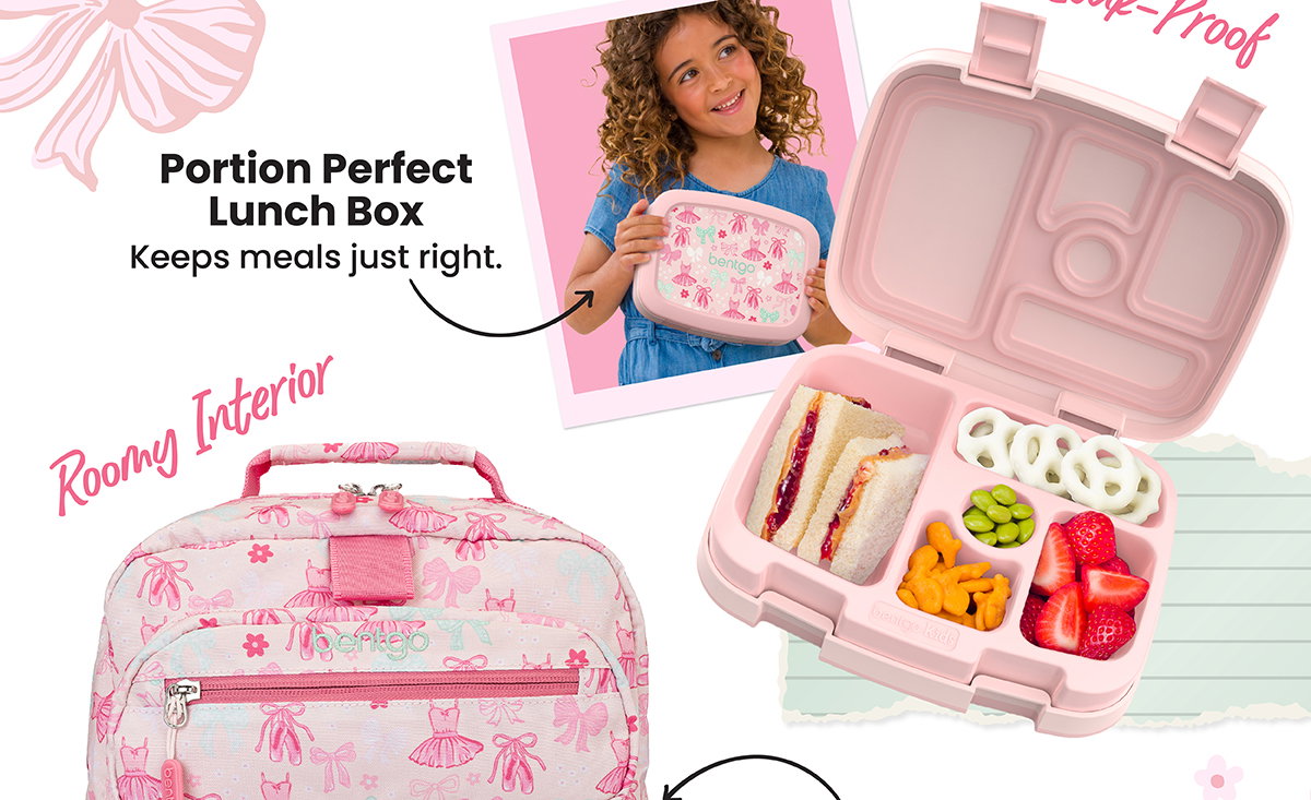 Portion Perfect Lunch Box - Keeps Meals Just Right. | Roomy Interior 