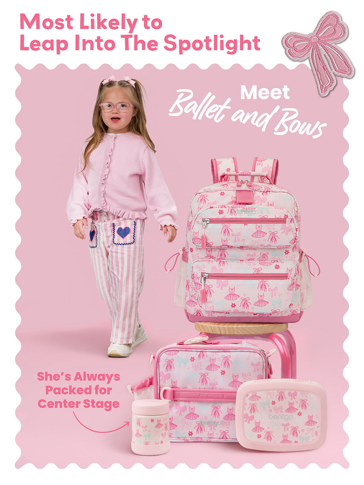 Most Likely To Leap Into The Spotlight - Meet Ballet and Bows | She's Always Packed For Center Stage