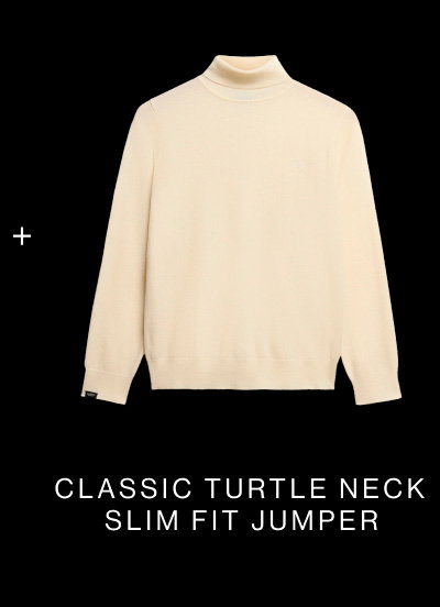 Classic Turtle Neck Slim Fit Jumper