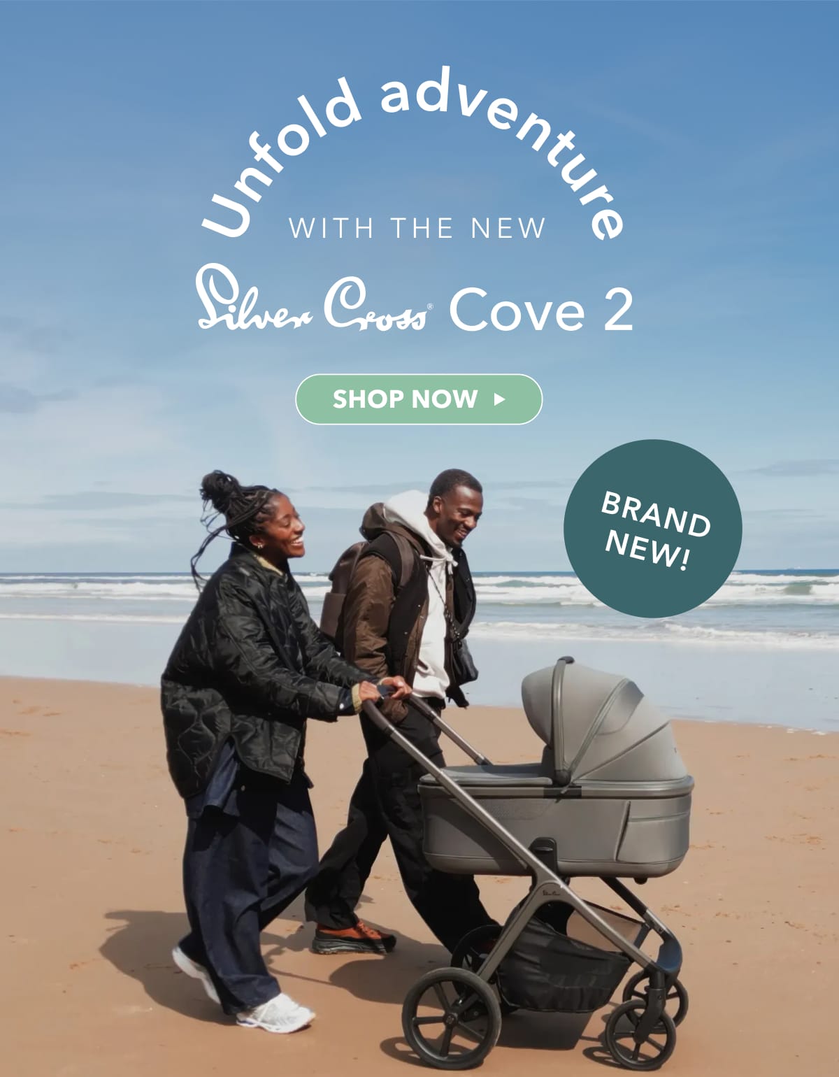Unfold adventure with the Silver Cross Cove 2 - SHOP NOW