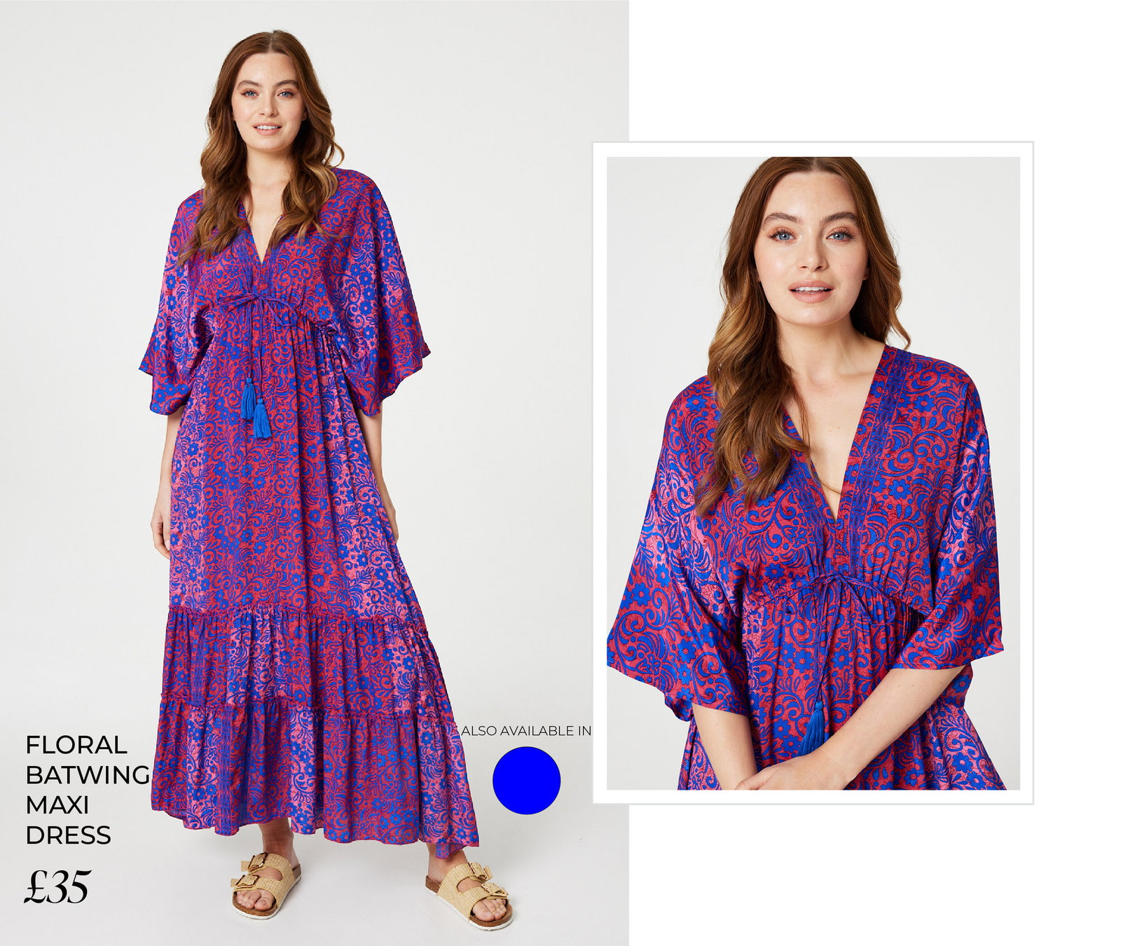Floral Batwing Maxi Dress | Shop Now