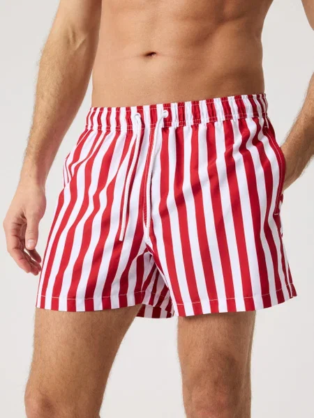 Borg Print Swim Shorts