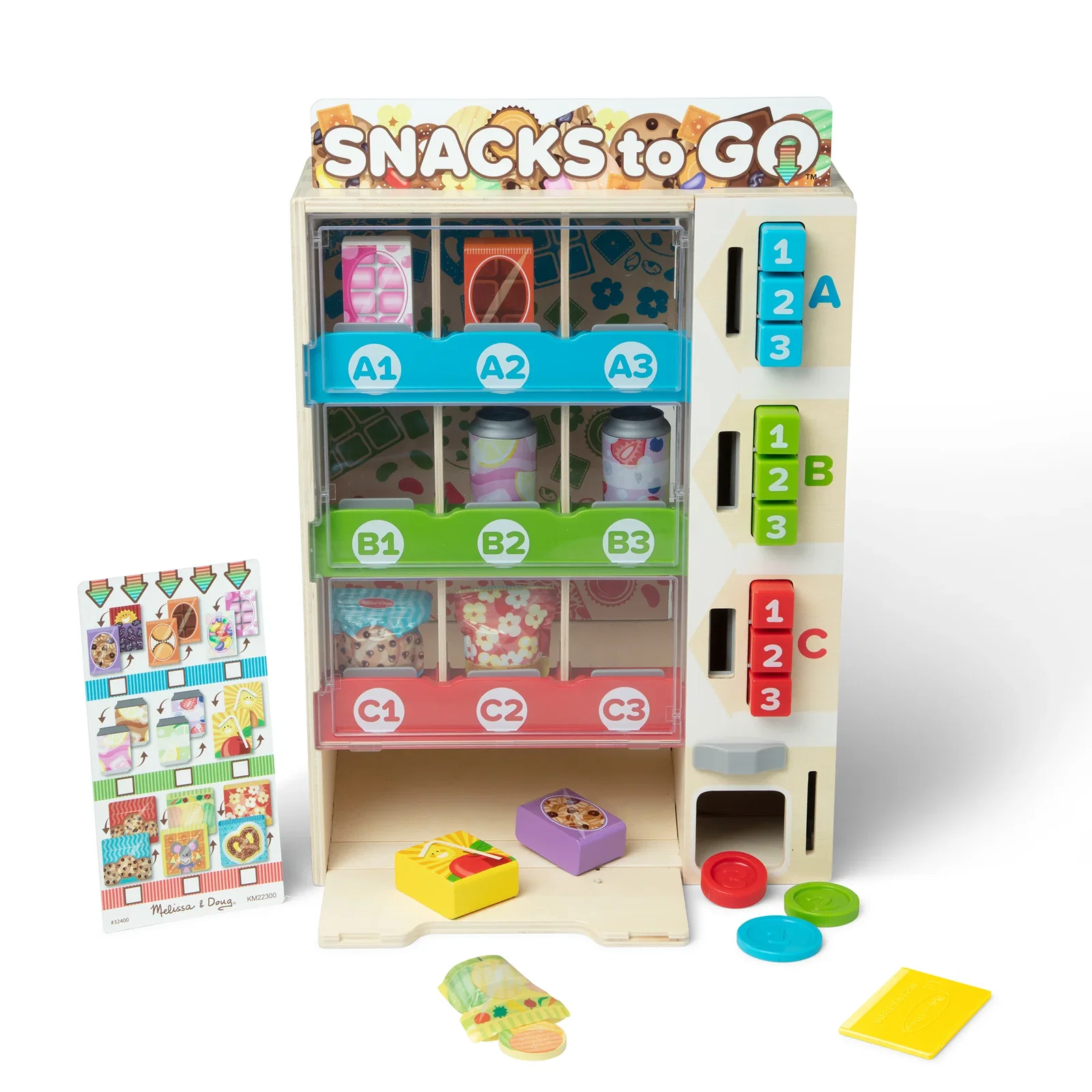 Image of Sort, Stock, Select Wooden Vending Machine Play Set