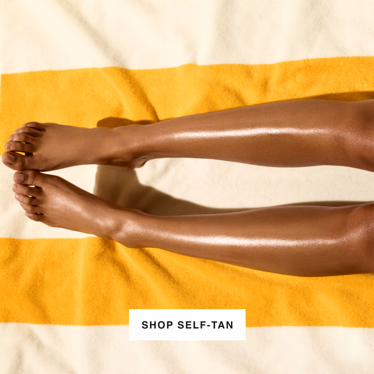 Tanned legs SHOP SELF TAN