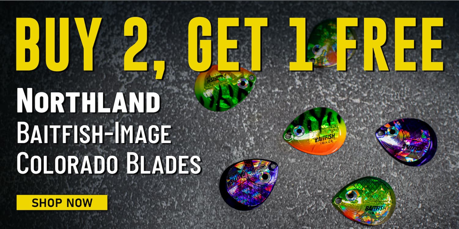 Buy 2, Get 1 Free Northland Baitfish-Image Colorado Blades Shop Now