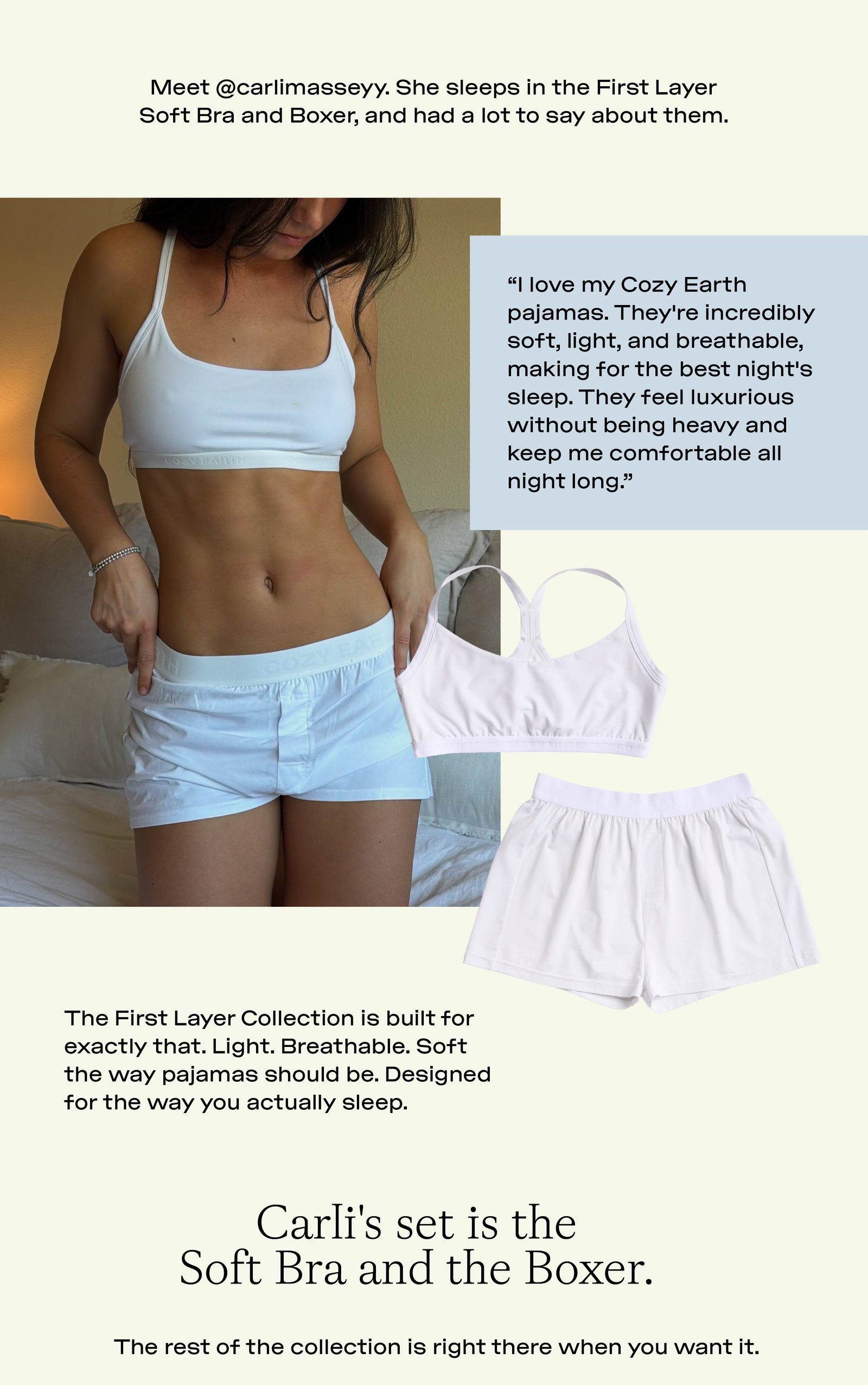 SOFT BRA AND BOXER
