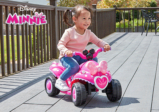 Minnie Mouse & Spider-Man Quad Bike 6V Electric Ride Ons