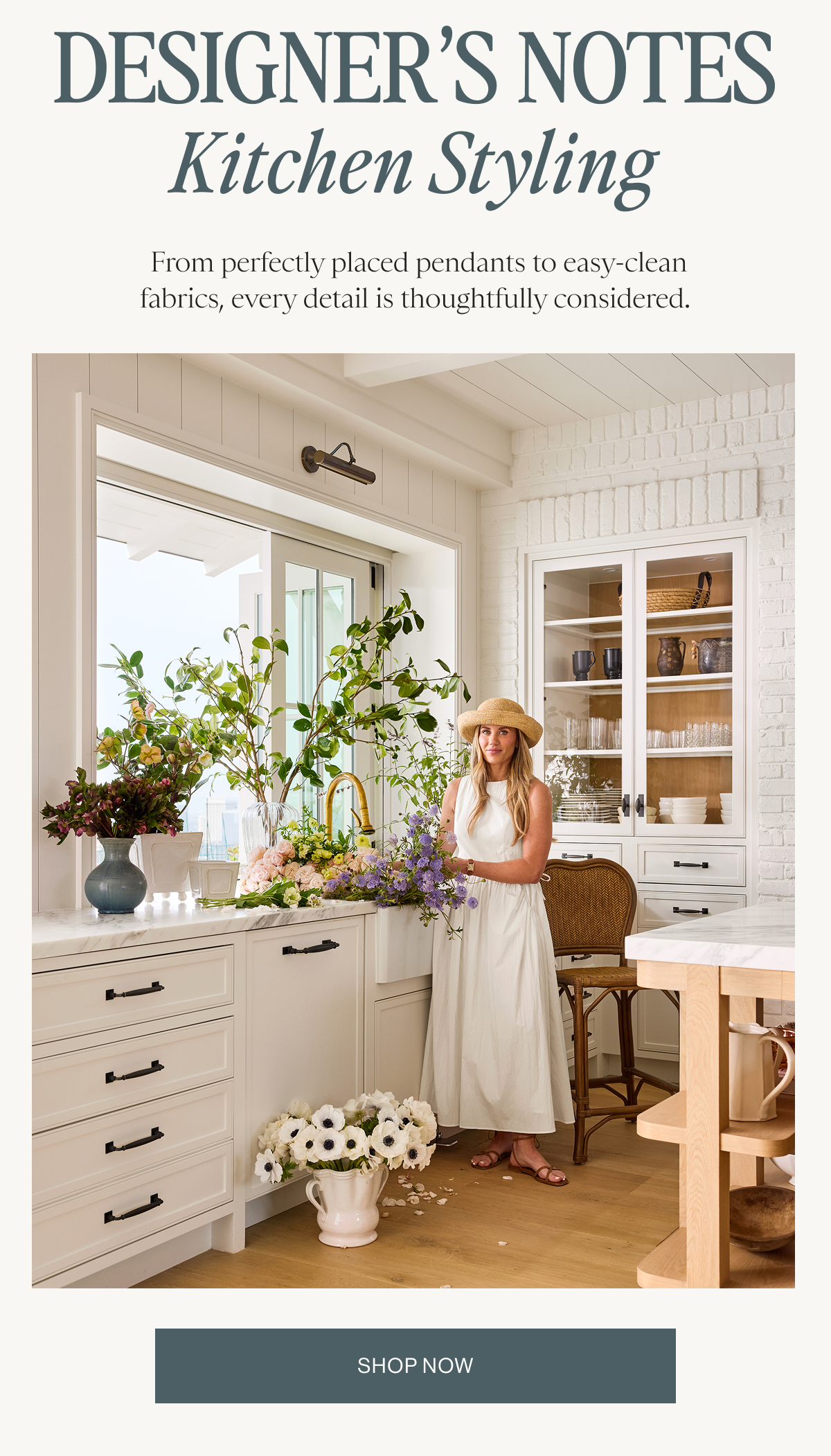 DESIGNER'S NOTES Kitchen Styling 