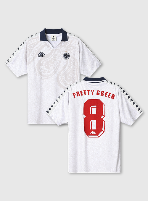 pg x kappa white football shirt
