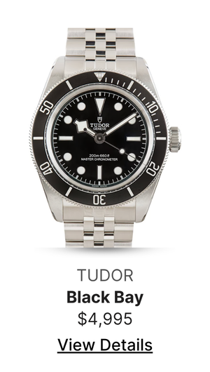 Factory Stickered Tudor Black Bay Black Dial