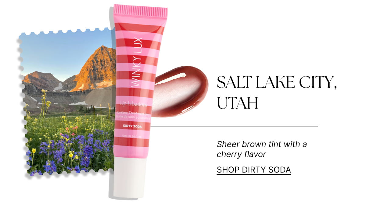 SALT LAKE CITY, UTAH [Click here to Shop Dirty Soda]