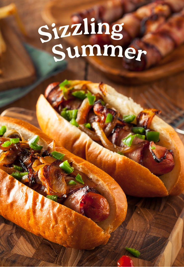 Bacon-Wrapped Hot Dogs