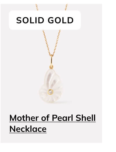 Mother Of Pearl Shell Necklace Mother Of Pearl Shell Necklace