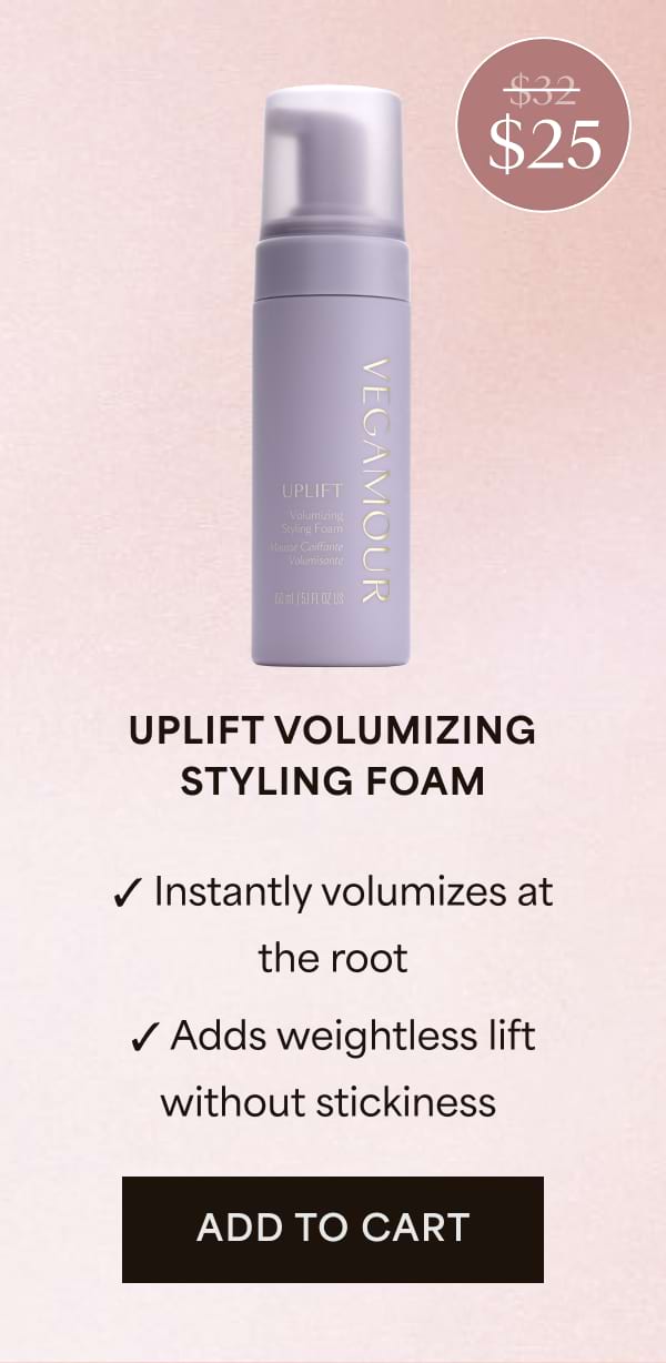 UPLIFT Volumizing Styling Foam ✓ Instantly volumizes at the root ✓ Adds weightless lift without stickiness  | Add to cart
