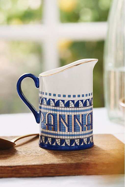 The Bistro Tile Stoneware Creamer: Italia Edition