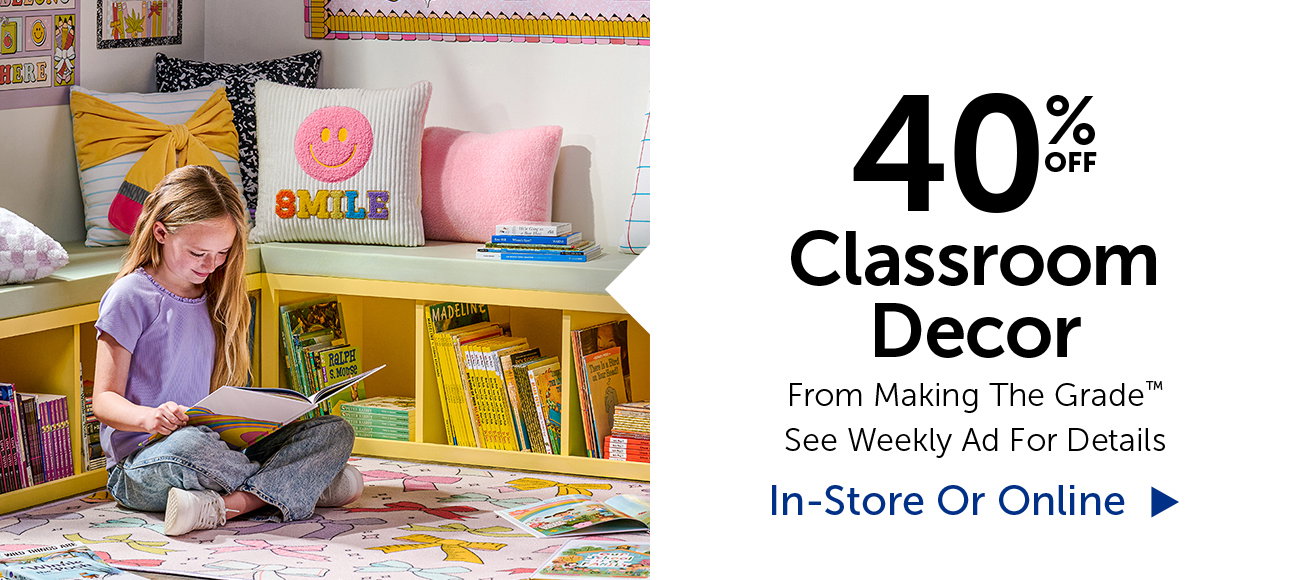 40% Off Classroom Decor - From Making The Grade™