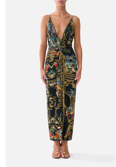 STRAPPY DRESS WITH TWIST FRONT | PALACE ZOOLOGY