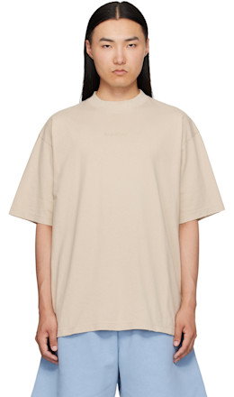 Beige Distressed T-Shirt