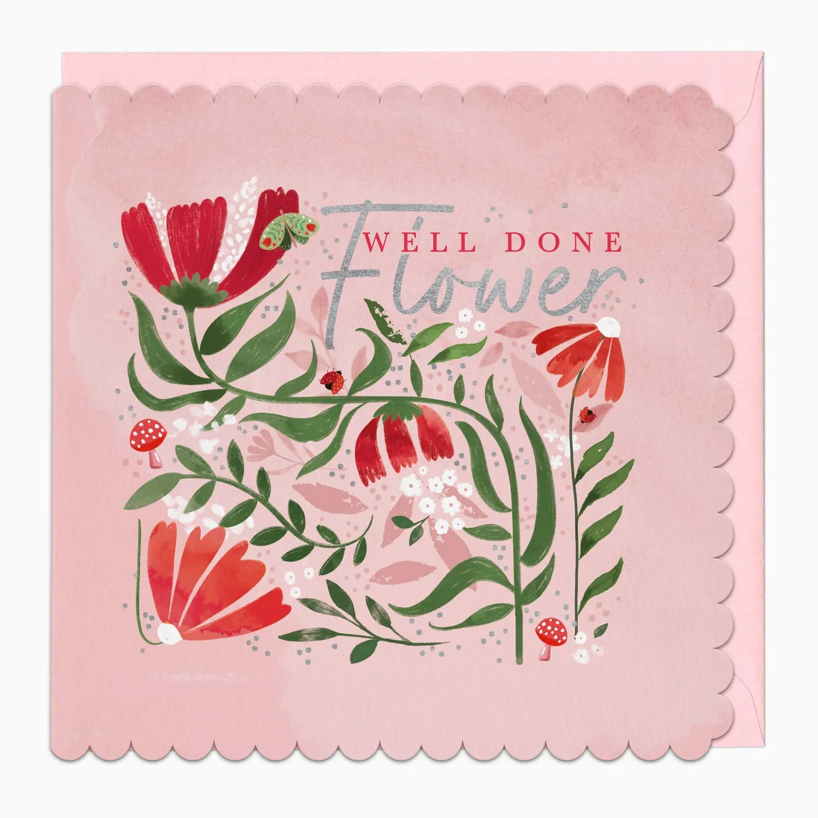 Image of H455 - Well Done Flower Card