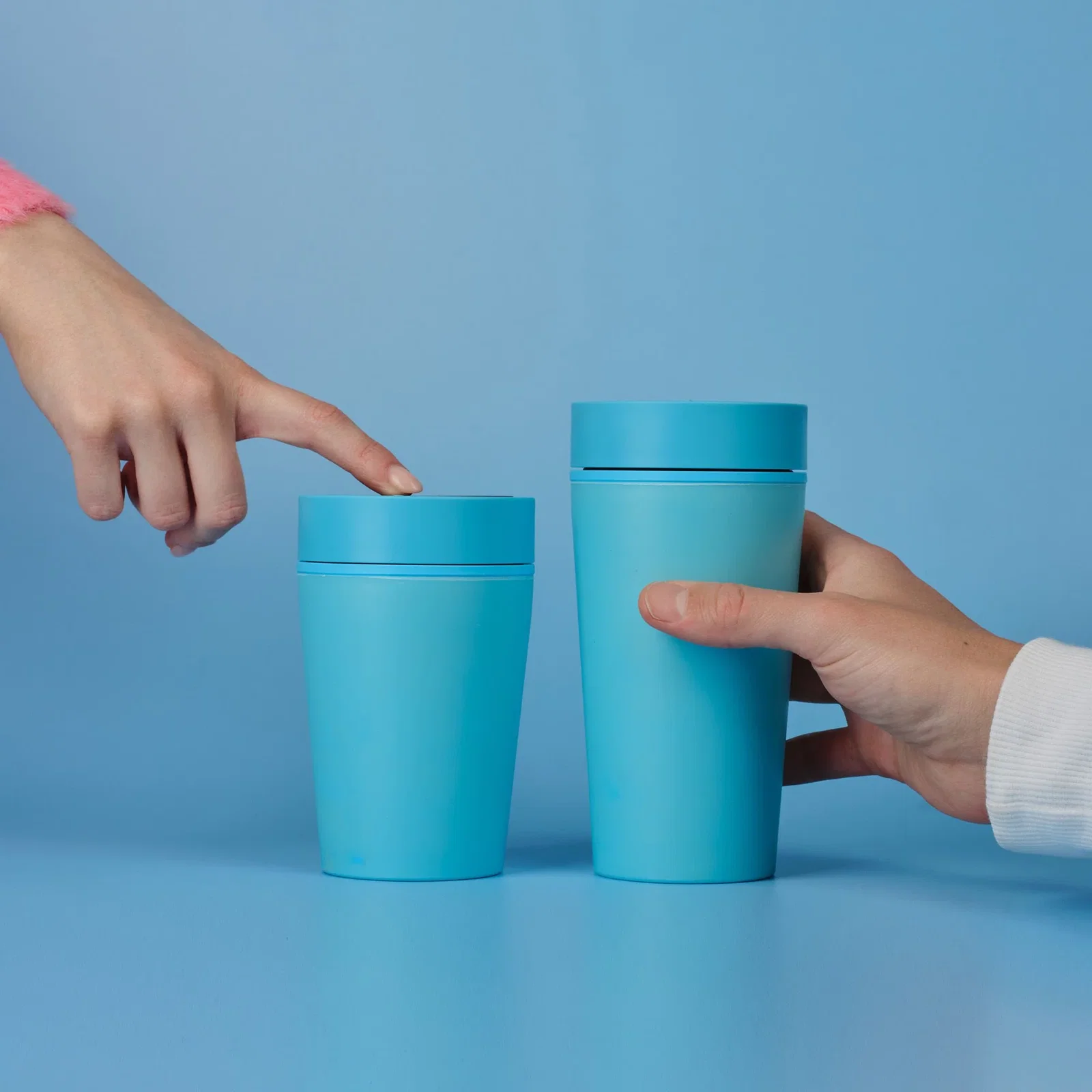Image of Bubblegum Cup 12oz Sky Blue
