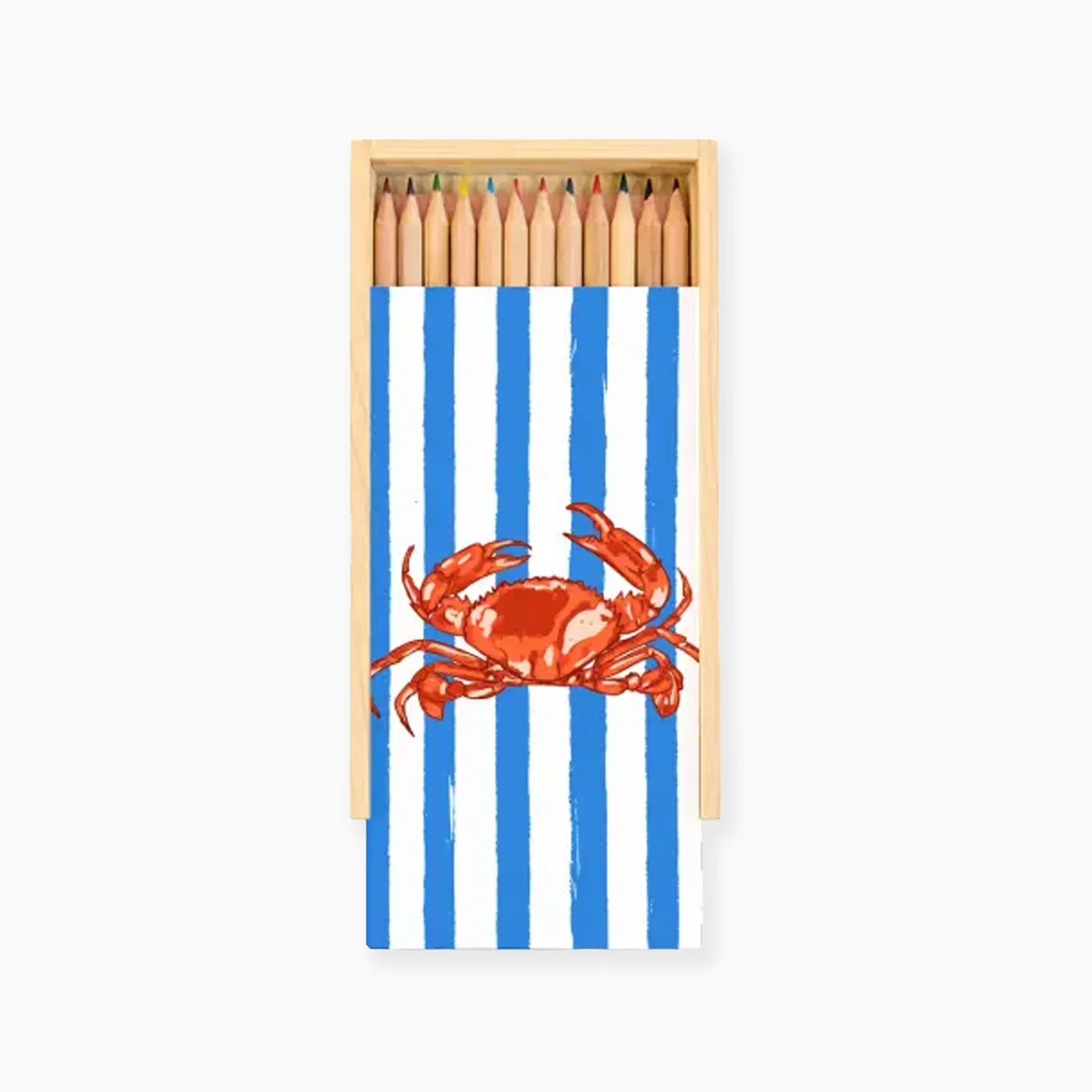 Image of Retro Crab Coloured Pencils in Box
