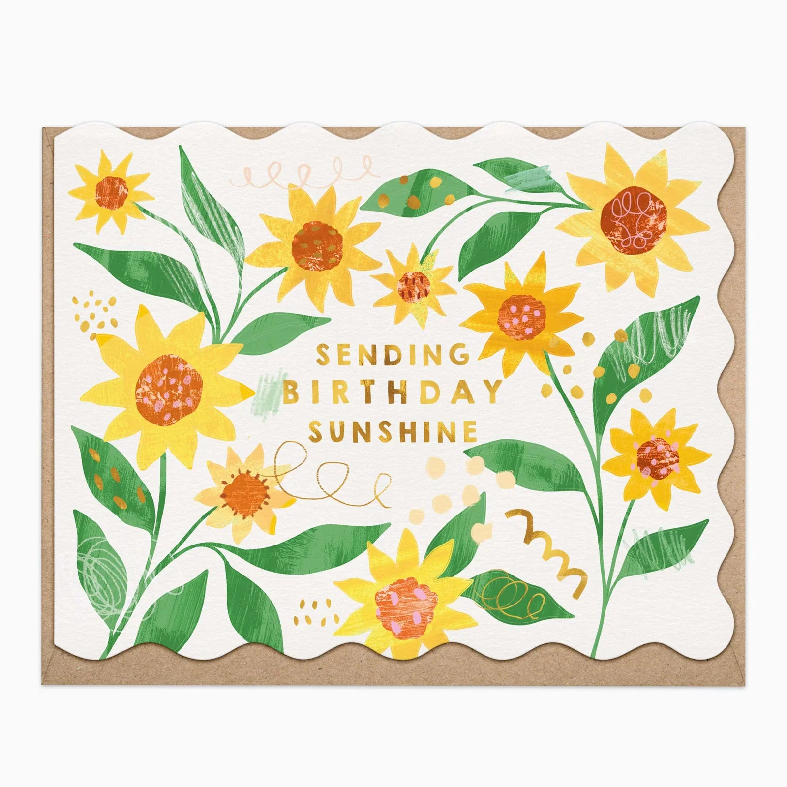 Image of H437 - Sunflower Sunshine Birthday Card