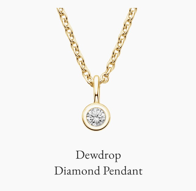 Dewdrop Diamond Pendant 