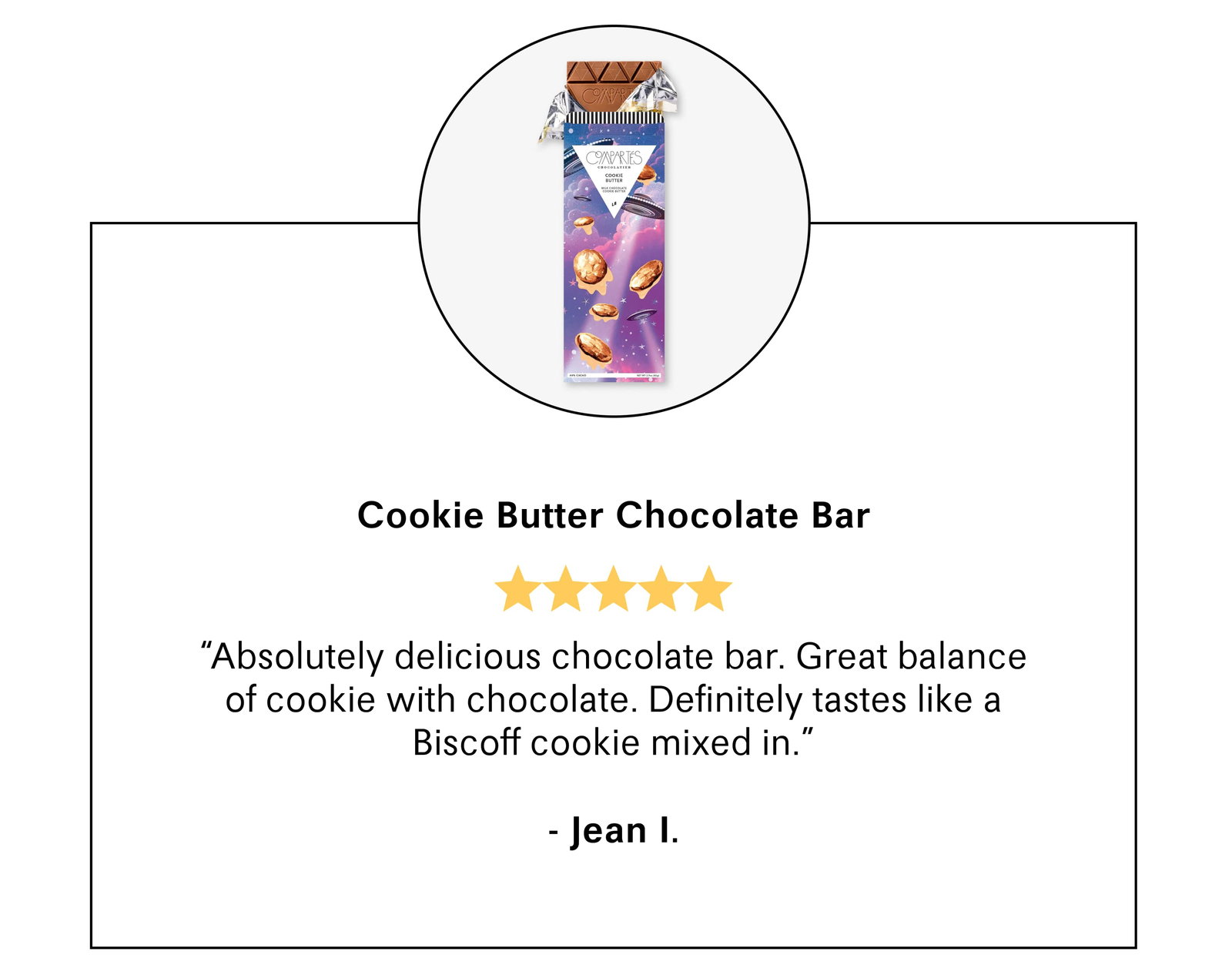 Cookie Butter Chocolate Bar