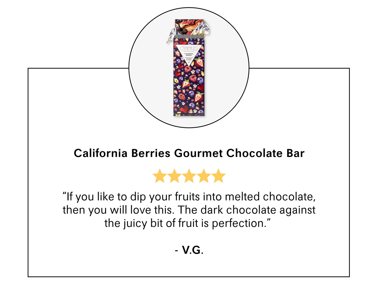 California Berries Gourmet Chocolate Bar
