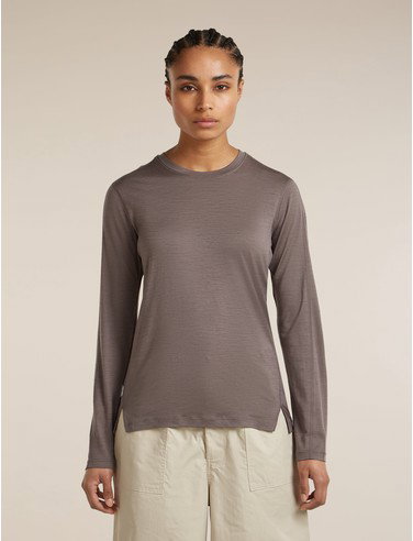 Women's 150 MerinoFine™ Ace Long Sleeve Tee - Porcini / XS