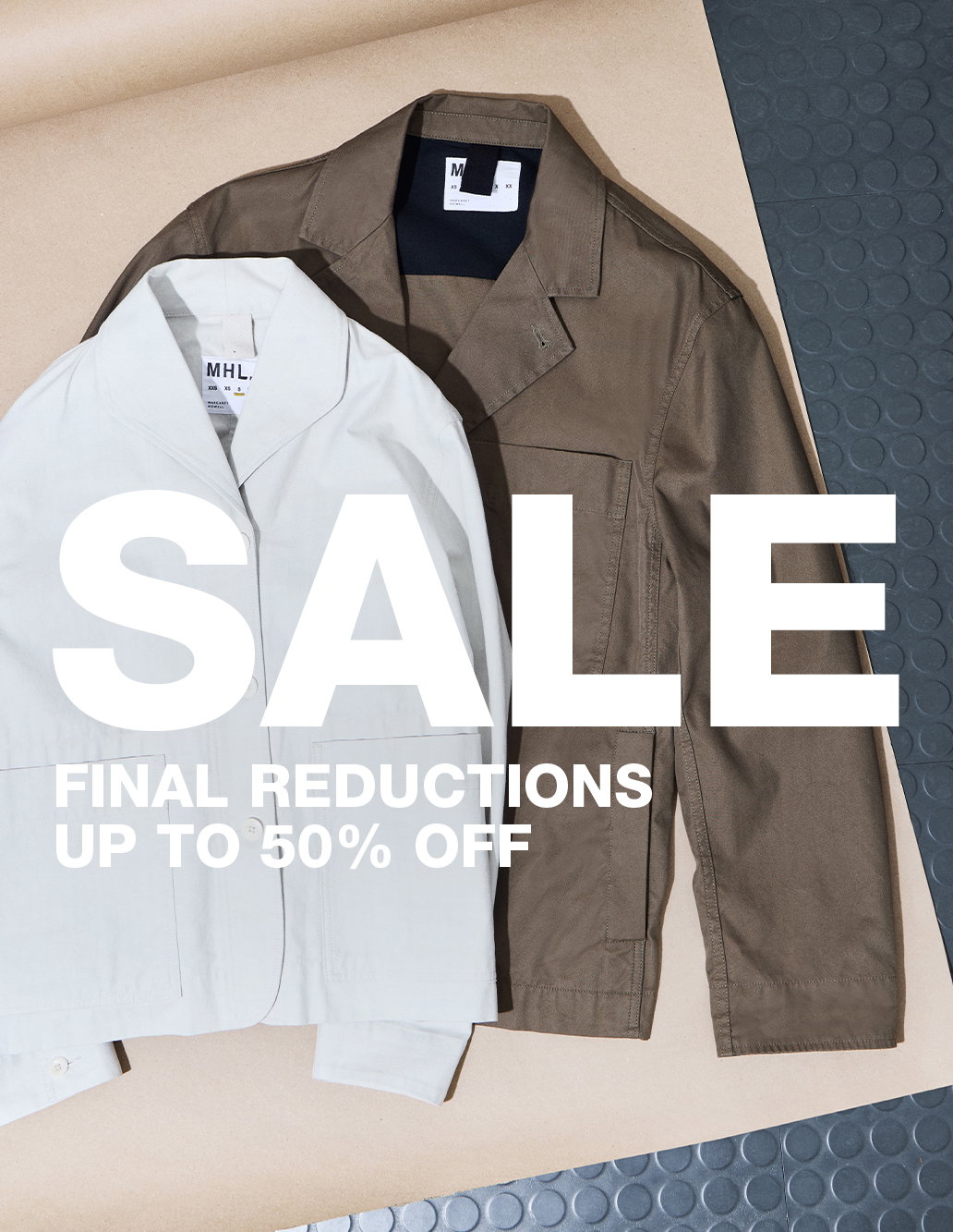 Final reductions. MHL. sale with up to 50% off.