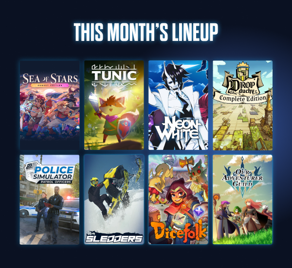 This month's lineup!