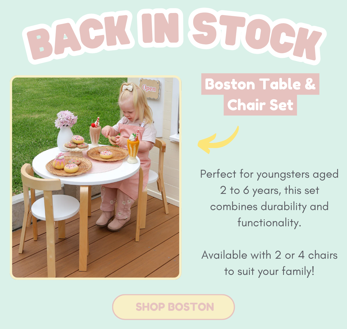 Shop Boston Table and Chair Set