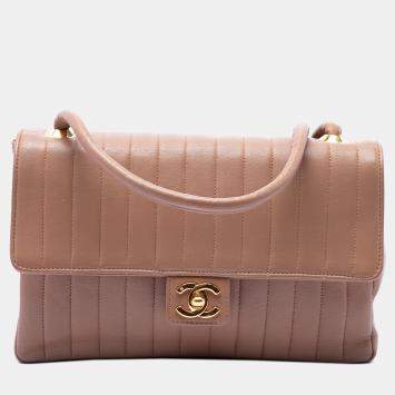 Vertical Quilted Medium Beige 