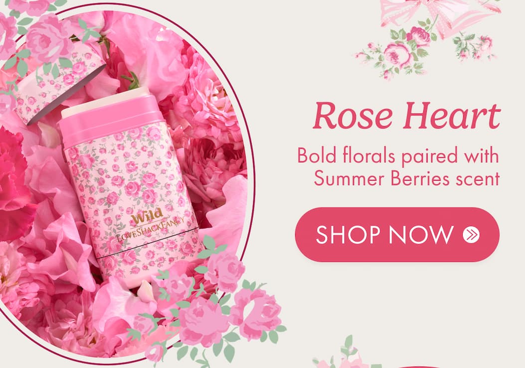 Rose Heart with Summer Berries Scent
