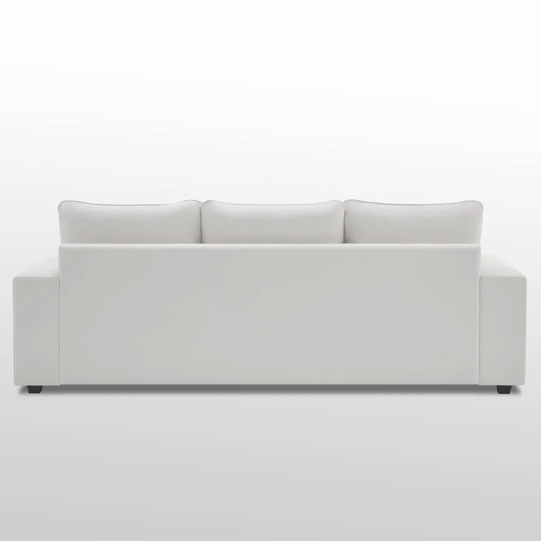  Alden 100'' Upholstered L shape Sofa with Convertible Chaise