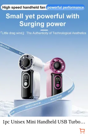 1pc Unisex Mini Handheld USB Turbo...
