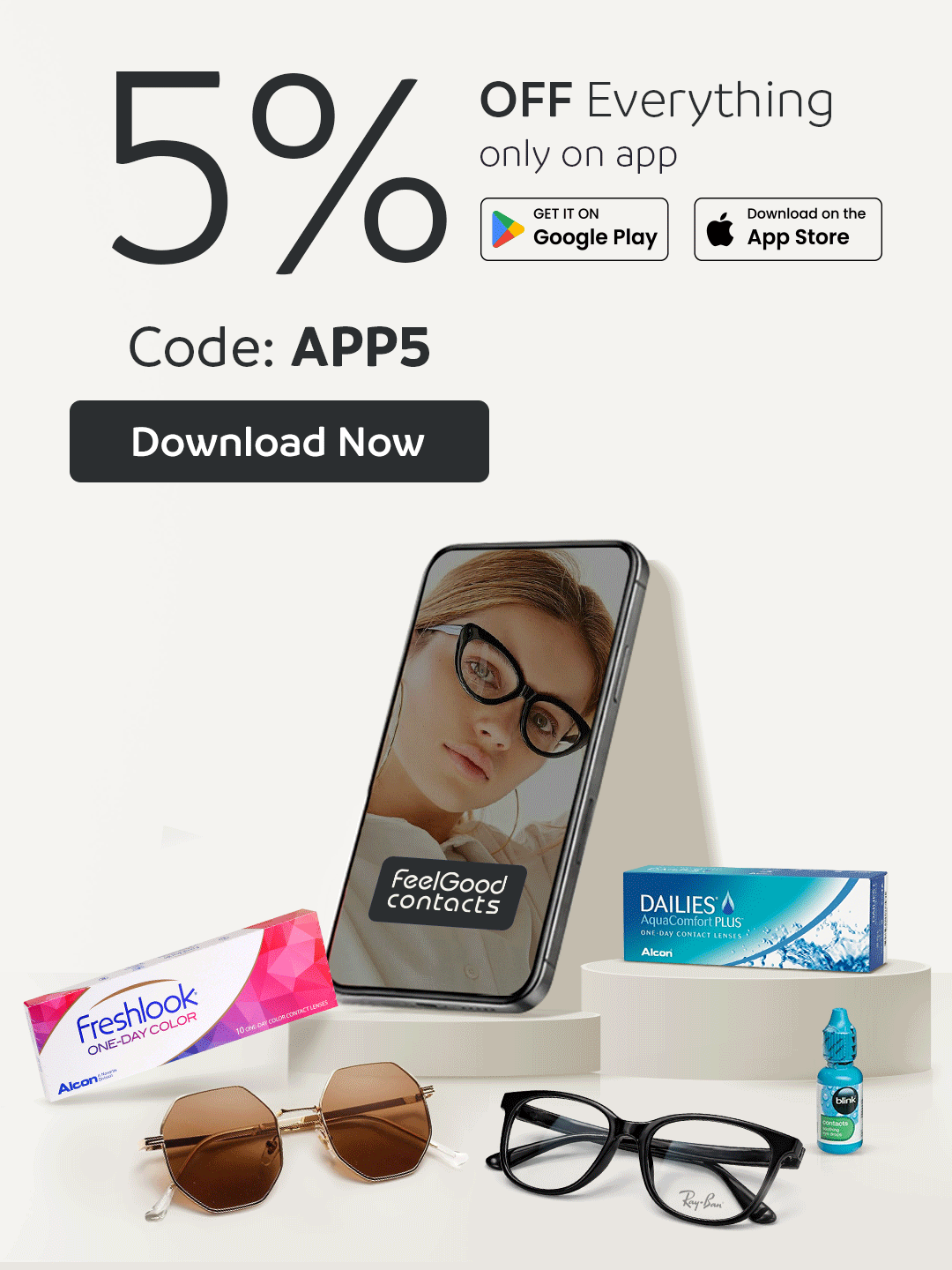 5% OFF Everything only on our app | Download Now | Use Code: APP5