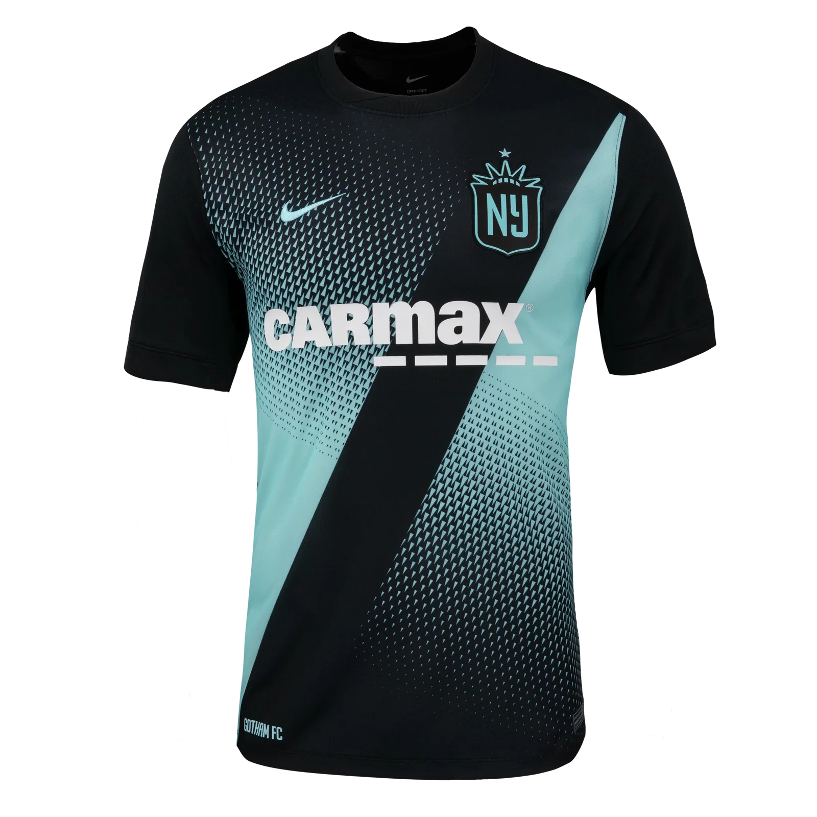 Image of 2025 Unisex Gotham FC Nike Black Primary Replica Customizable Jersey