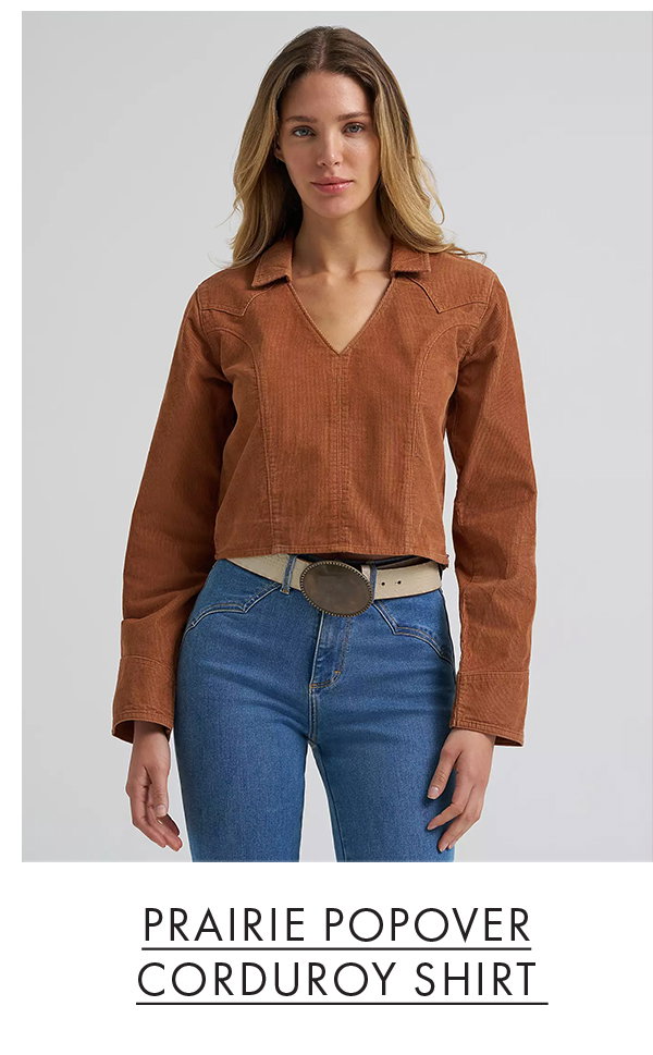 Prairie Popover Corduroy Shirt