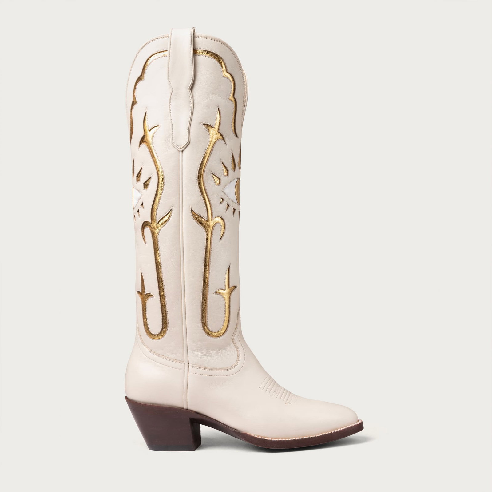 The Evil Eye Boot Bone and Gold