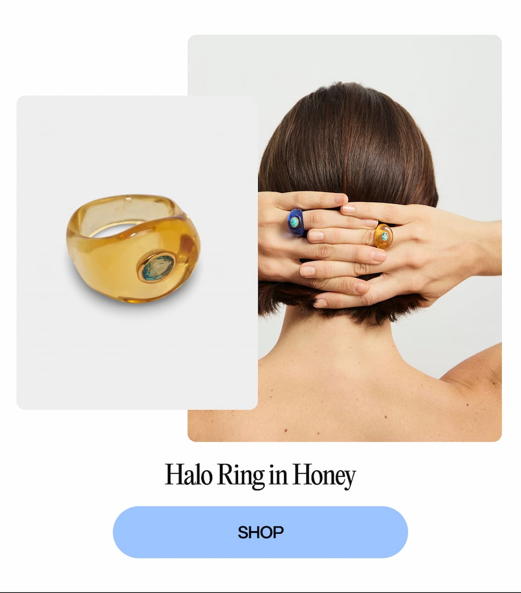 Halo Ring in Honey | SHOP 