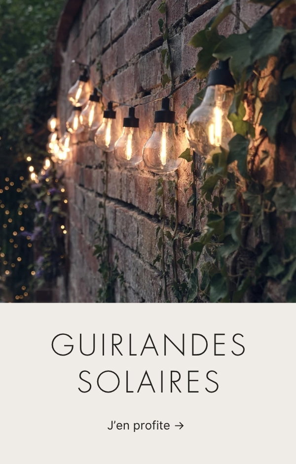 Guirlandes guinguette Solaire : la collection