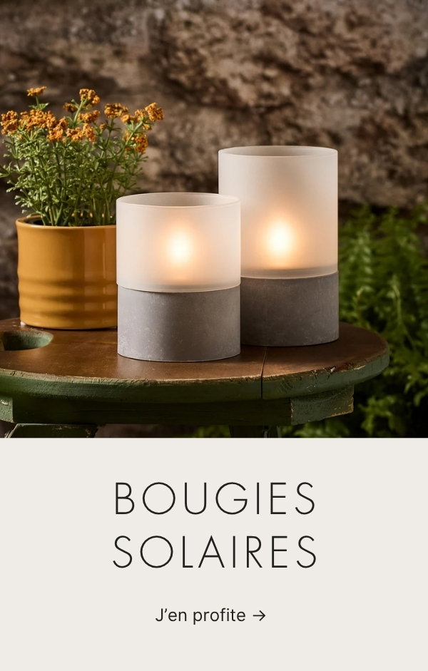 Bougies solaires: la collection