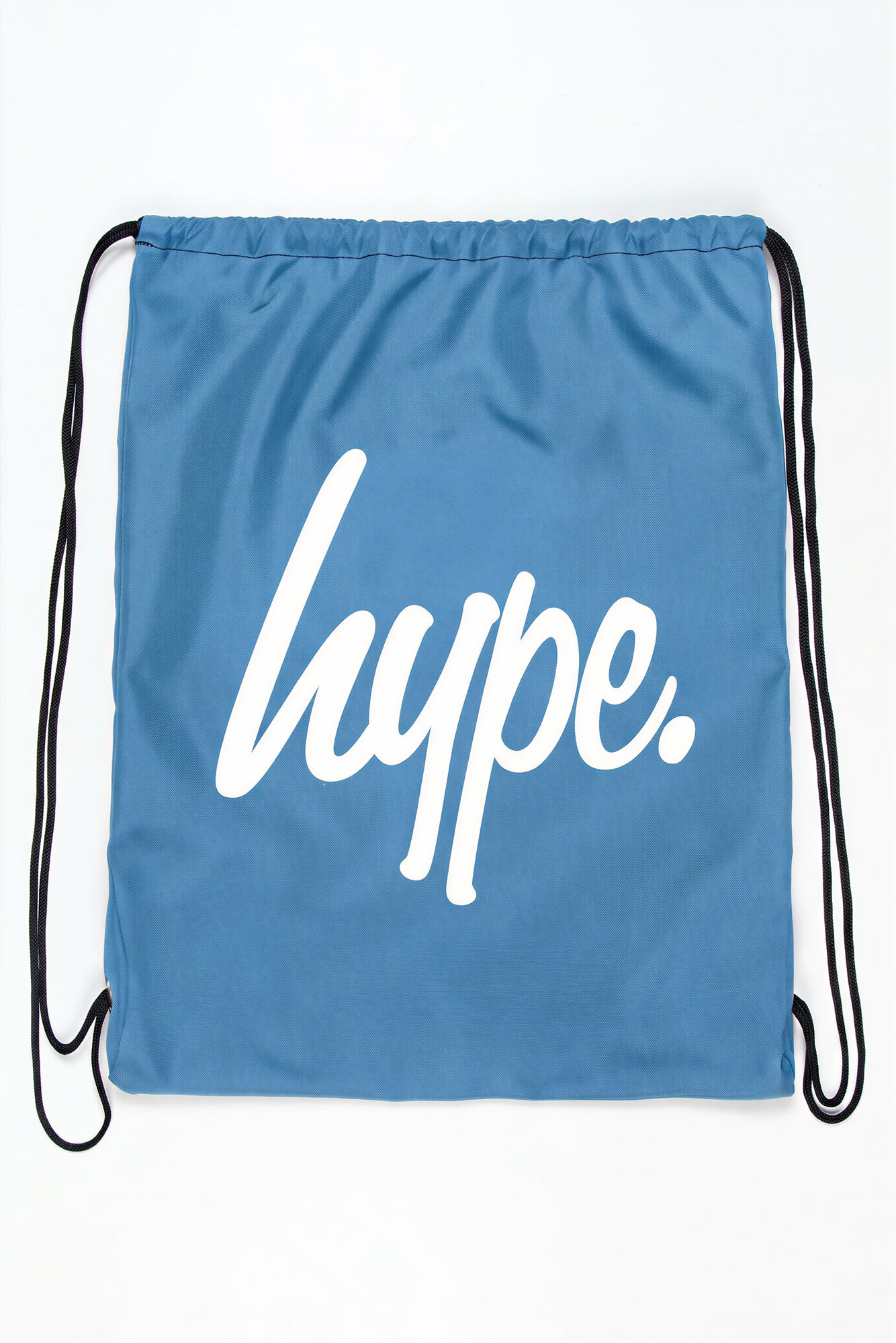 Image of Hype Unisex Blue Drawstring Bag