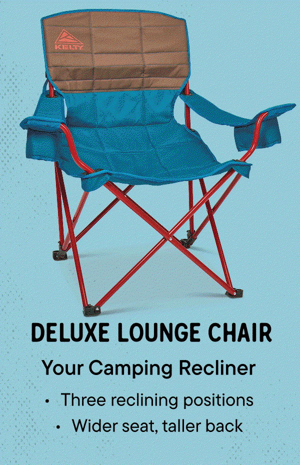 Deluxe Lounge Chair - three reclining positions. Wider seat, taller back. 