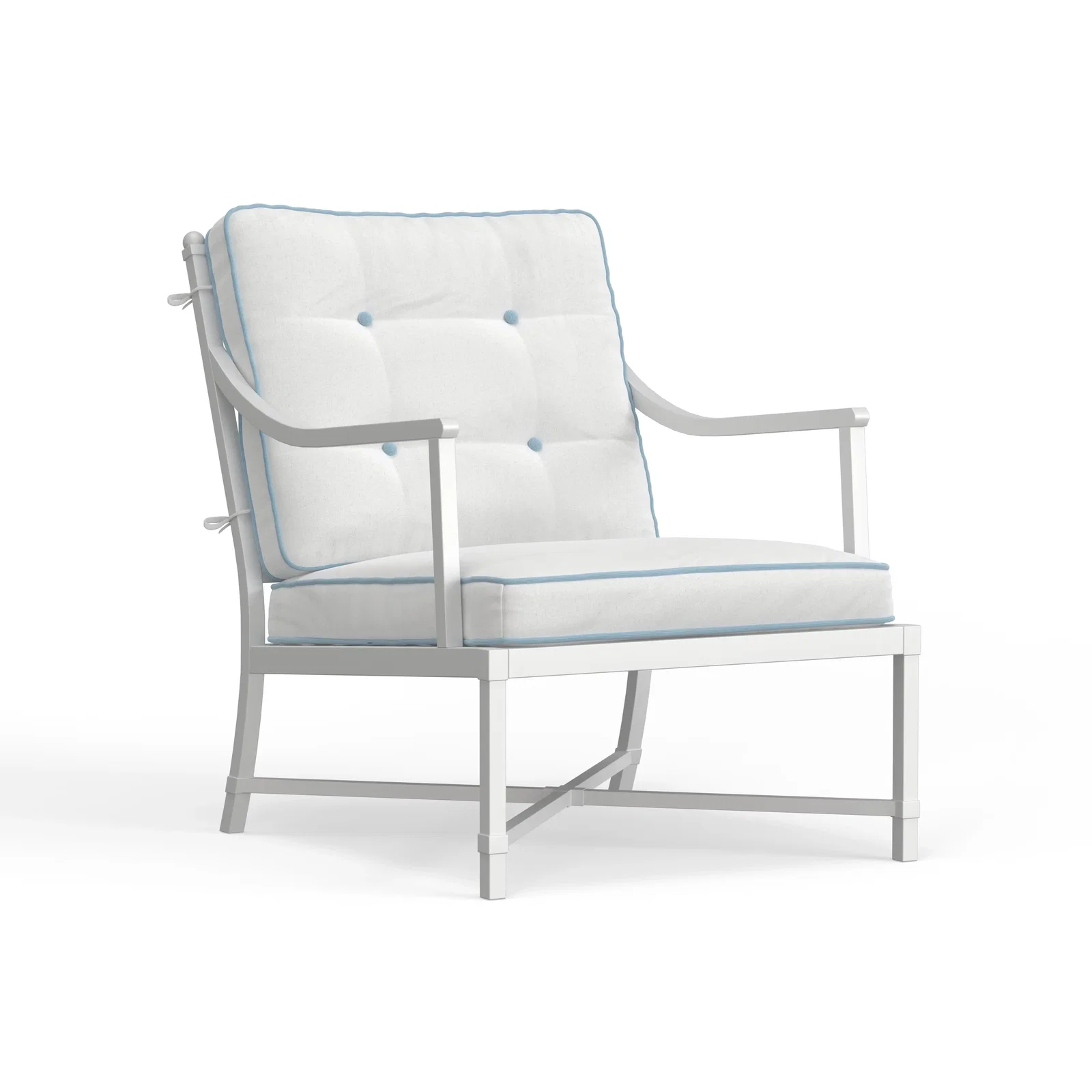Image of Riviera Lounge Chair in Alabaster