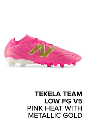 Tekela Team Low FG V5 PINK HEAT with METALLIC GOLD