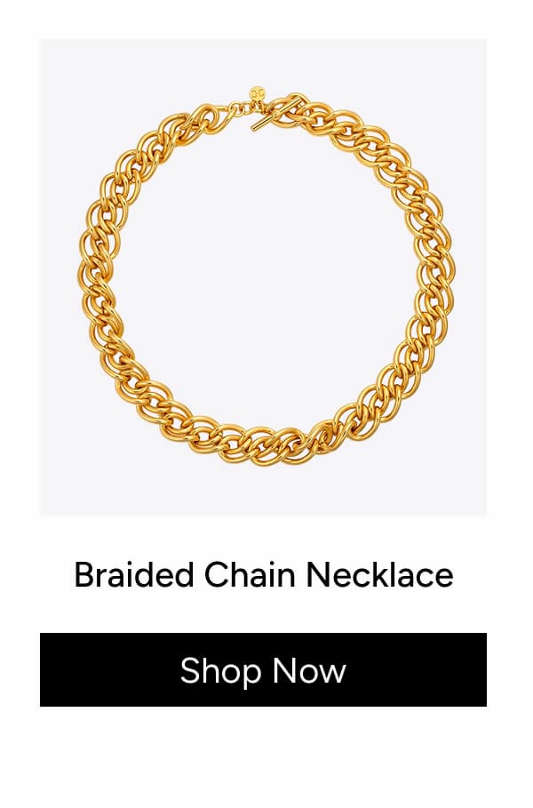 Image of the Braided Chain necklace