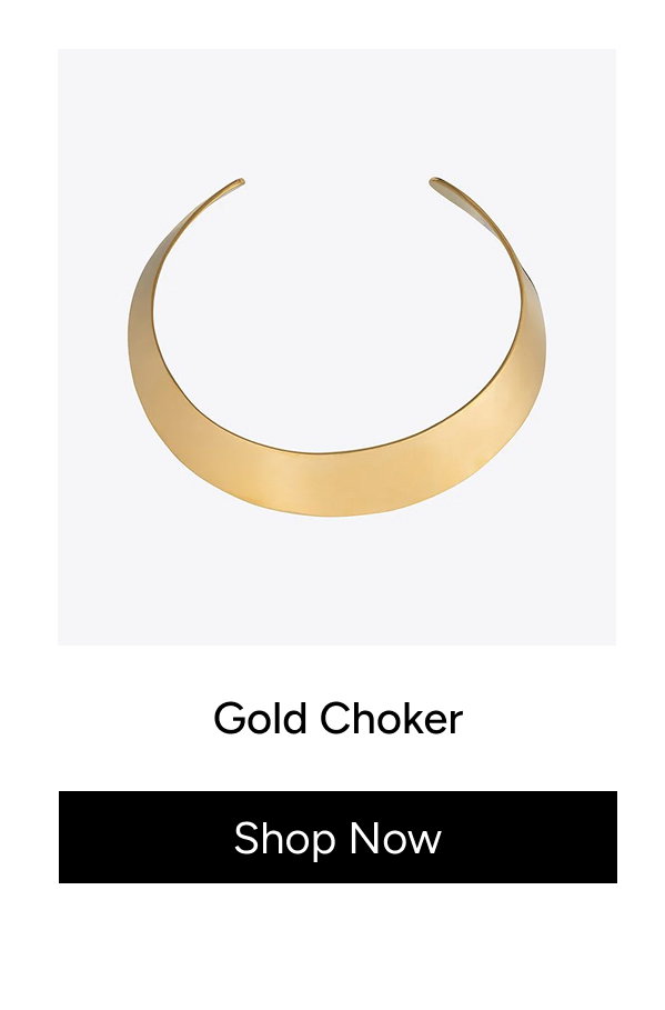 Image of the Gold Choker necklace